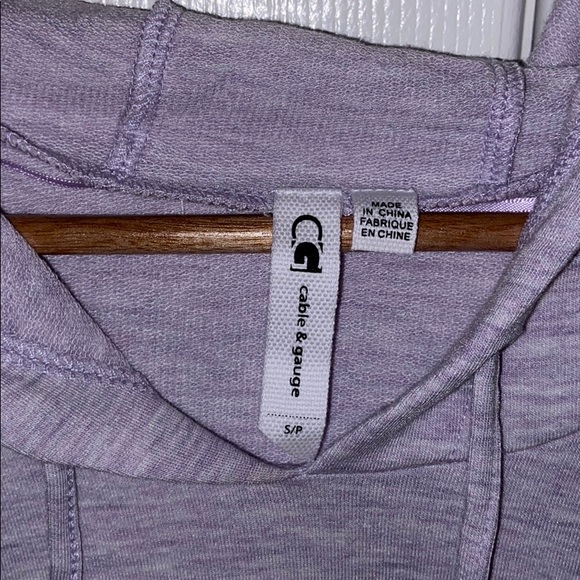Purple drawstring shirt - Picture 3 of 6